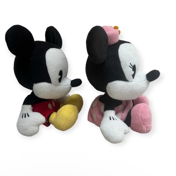 Bobble-Head Mickey and Minnie Mouse Plush Authentic Disney Parks - Picture 2 of 6